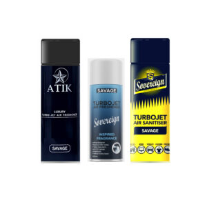 bundle of 3 different versions of savage air freshener